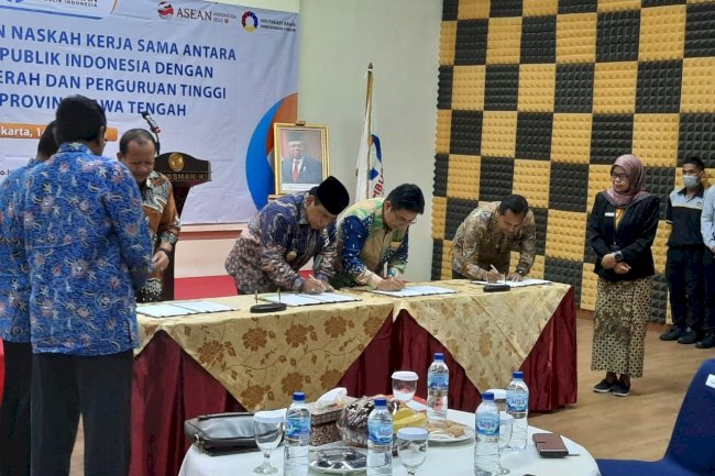 Penandatanganan Kerja Sama antara Ombudsman Republik Indonesia dan Pemerintah Kabupaten Klaten