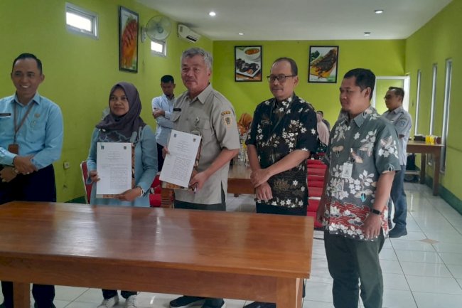 Penandatanganan Perjanjian Kerja Sama Bidang Penanggulangan Bencana Kabupaten Klaten dengan Kabupaten Sleman