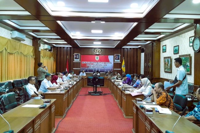 Rapat Koordinasi Finalisasi Pembahasan dokumen Perjanjian Kerja Sama Pengelolaan Sumber Air Bebeng