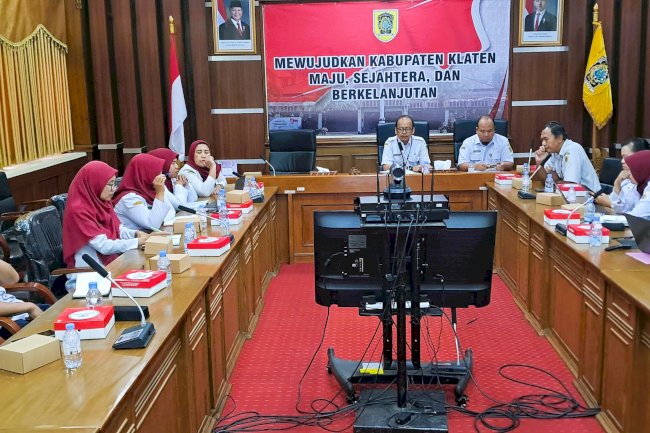 Rapat Koordinasi Persiapan Pelaksanaan Kegiatan Evaluasi Kinerja Kecamatan Pada Pemerintah Kabupaten Klaten Tahun 2025