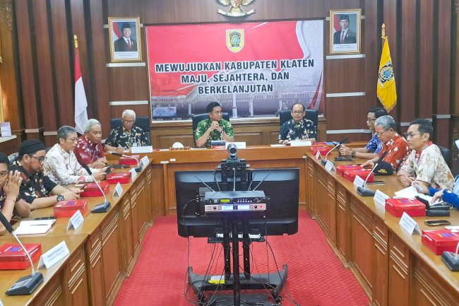 Zoom Meeting Pemerintah Kabupaten Klaten dan Nanjing County