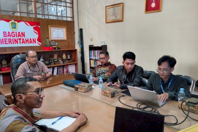 Rapat paparan Implementasi Kerja Sama antara Institut Teknologi Nasional Yogyakarta dengan Bagian Pemerintahan Sekretariat Daerah Kabupaten Klaten