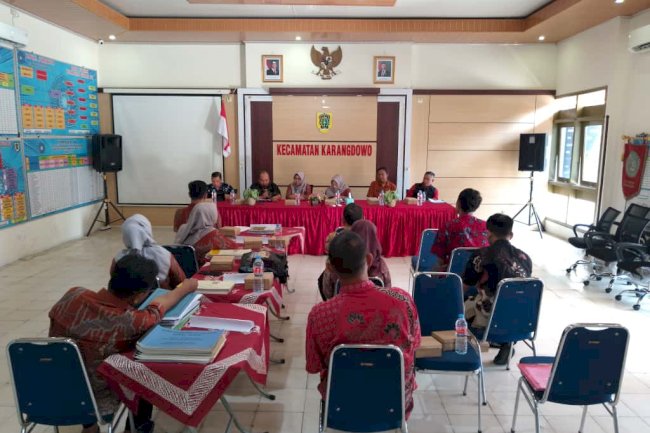 Verifikasi Lapangan Evaluasi Kinerja Kecamatan (EKK) Tahun 2025 di Kecamatan Karangdowo