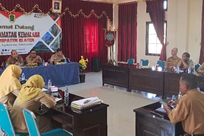 Verifikasi Lapangan Evaluasi Kinerja Kecamatan (EKK) Tahun 2025 di Kecamatan Kemalang dan Kecamatan Ngawen