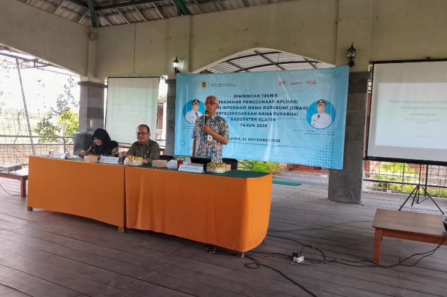 Bimbingan Teknis Penajaman Penggunaan Aplikasi Sistem  Informasi Nama Rupabumi (SINAR)