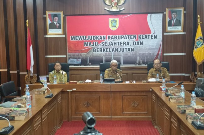 Rapat Koordinasi persiapan kunjungan dan penandatangan MoU Sister City antara Nanjing County dengan Kabupaten Klaten