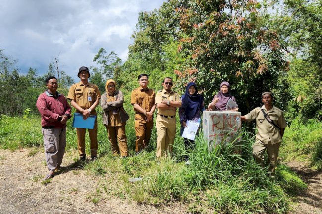 Verifikasi Lapangan Tim Penegasan Batas Daerah (TPBD) Kabupaten Klaten, dan TPBD Provinsi Jawa Tengah 