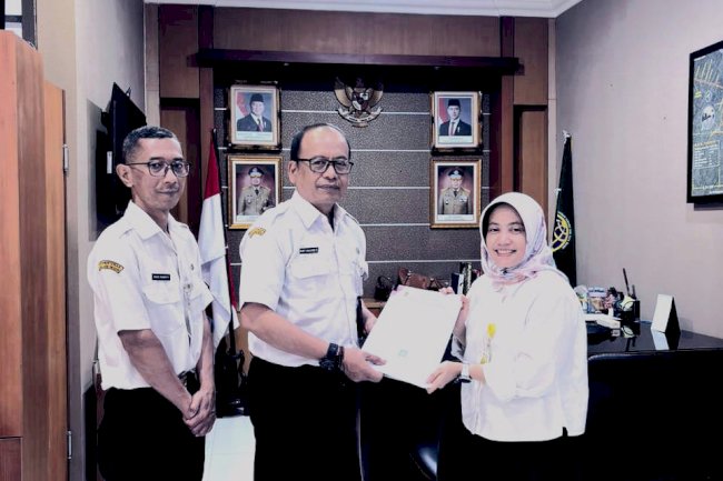Penyerahan Nota Kesepakatan antara Kantor Pertanahan Kabupaten Klaten dan Pemerintah Kabupaten Klaten
