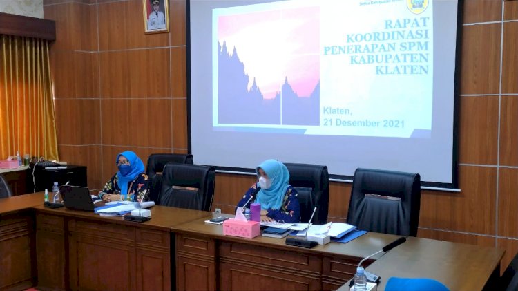 RAPAT KOORDINASI PERSIAPAN PENERAPAN SPM KABUPATEN KLATEN