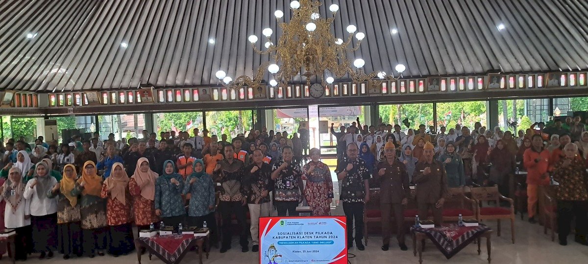 Sosialisasi Desk Pilkada Kabupaten Klaten Tahun 2024