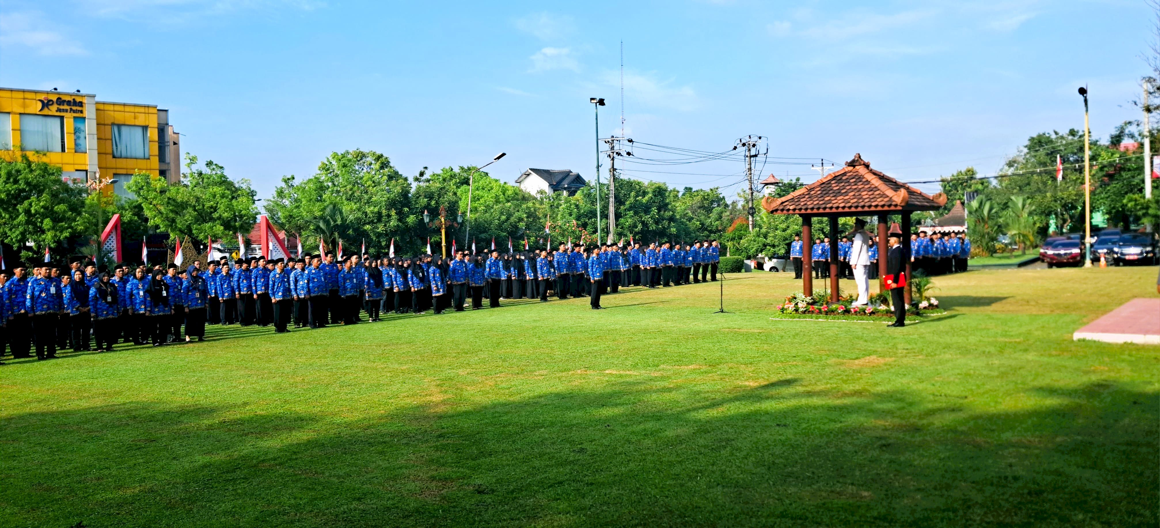 Kabupaten Klaten Menyelenggarakan Upacara Hari Otonomi Daerah Ke 29 Tingkat Kabupaten