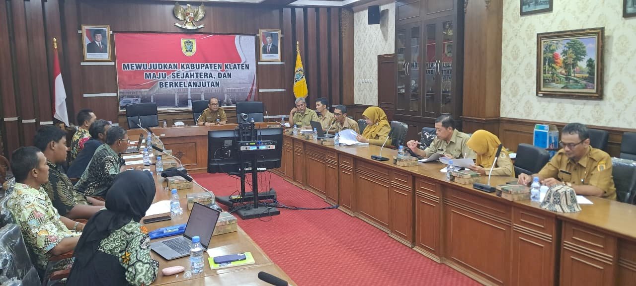 Rapat fasilitasi pembahasan Rencana Kerja Tahunan (RKT) Kerjasama Antara Kemendagri RI dengan Rikolto Indonesia di Kabupaten Klaten