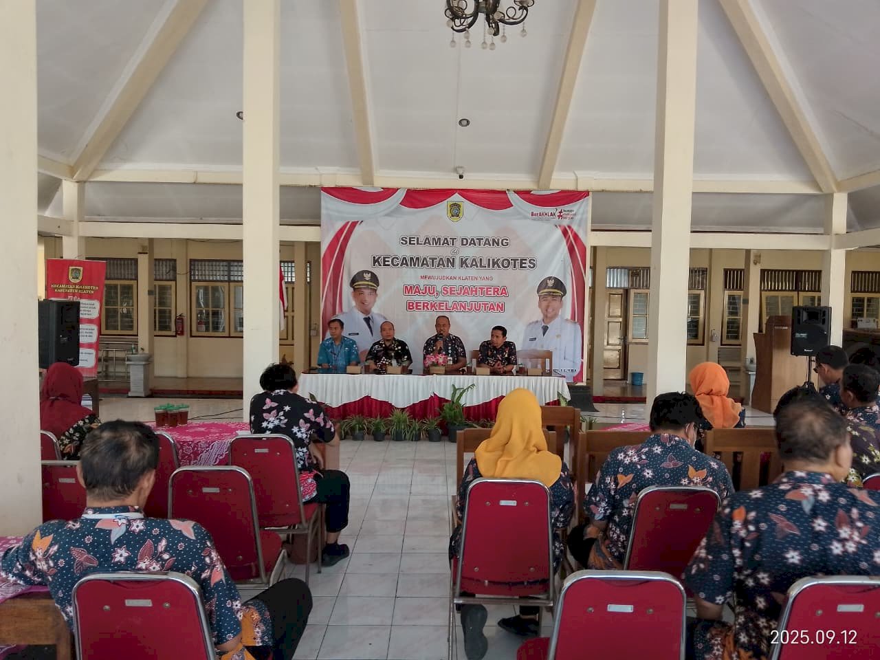 Verifikasi Lapangan Evaluasi Kinerja Kecamatan (EKK) Tahun 2025 di Kecamatan Kalikotes dan Kecamatan Klaten Utara