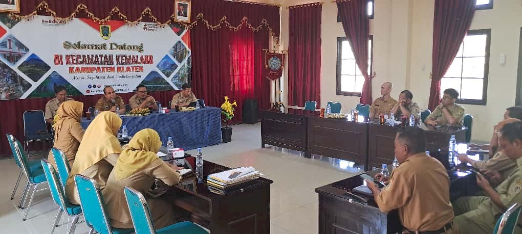 Verifikasi Lapangan Evaluasi Kinerja Kecamatan (EKK) Tahun 2025 di Kecamatan Kemalang dan Kecamatan Ngawen