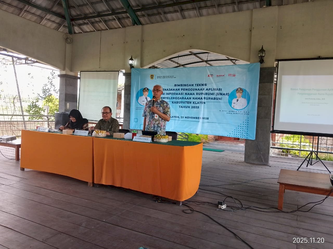 Bimbingan Teknis Penajaman Penggunaan Aplikasi Sistem  Informasi Nama Rupabumi (SINAR)