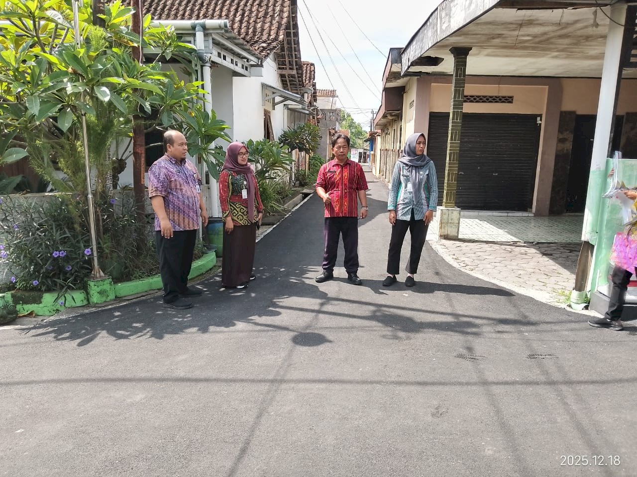 Monitoring dan Evaluasi Kegiatan Pembangunan Sarana dan Prasarana Kelurahan dan Pemberdayaan Masyarakat hari ke 3