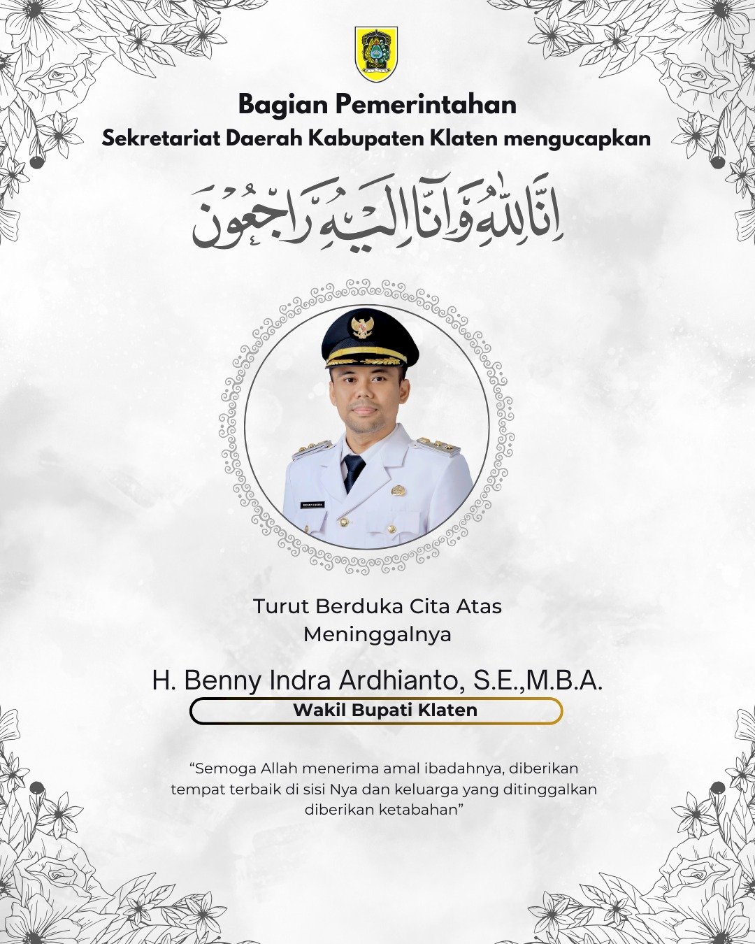 Innalillahi wa inna ilaihi raji’un