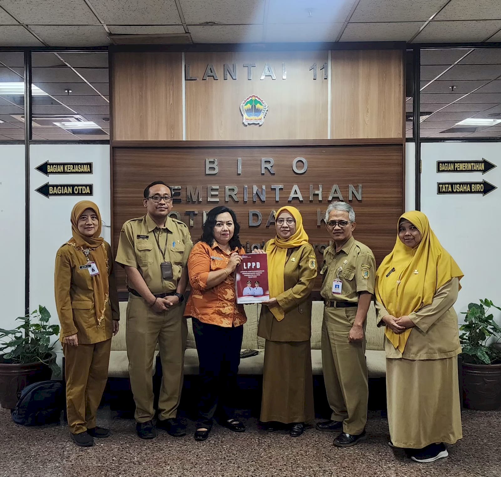 Penyerahan Dokumen LPPD Kabupaten Klaten Tahun 2025