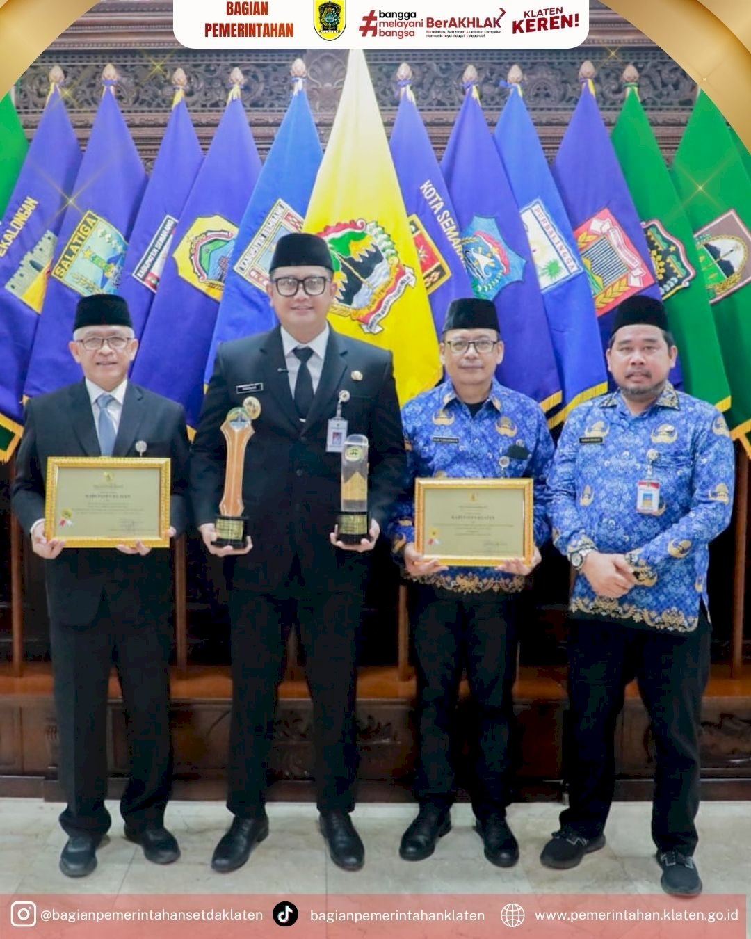 Kabupaten Klaten meraih Peringkat I