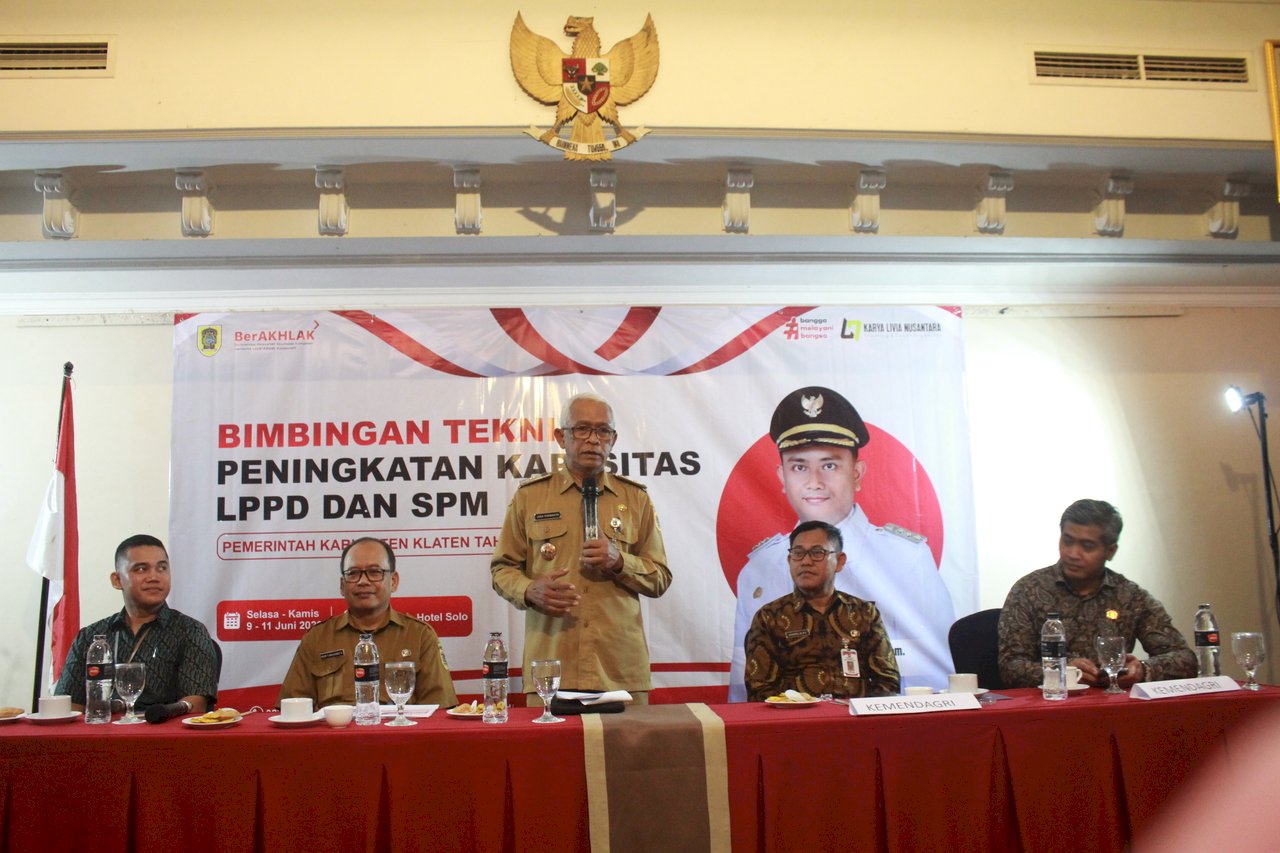 Bimbingan Teknis Peningkatan Kapasitas LPPD dan SPM Kabupaten Klaten tahun 2026