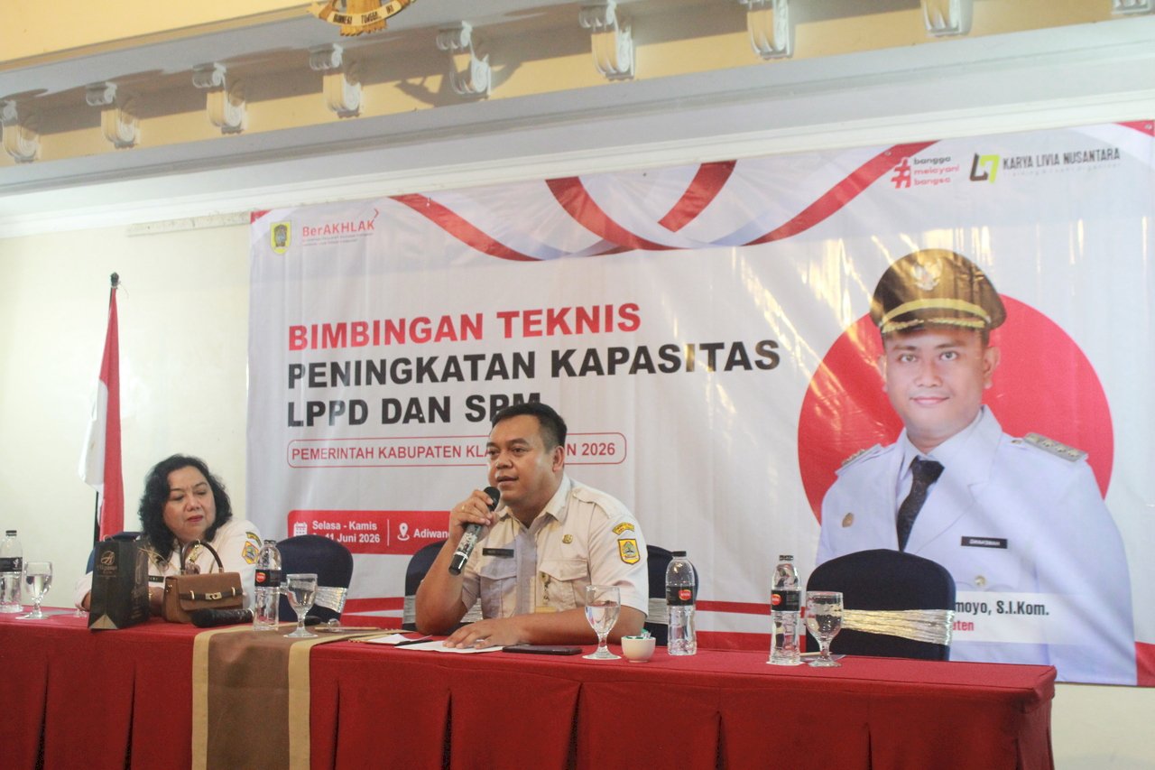 Bimbingan Teknis Peningkatan Kapasitas LPPD dan SPM Kabupaten Klaten tahun 2026