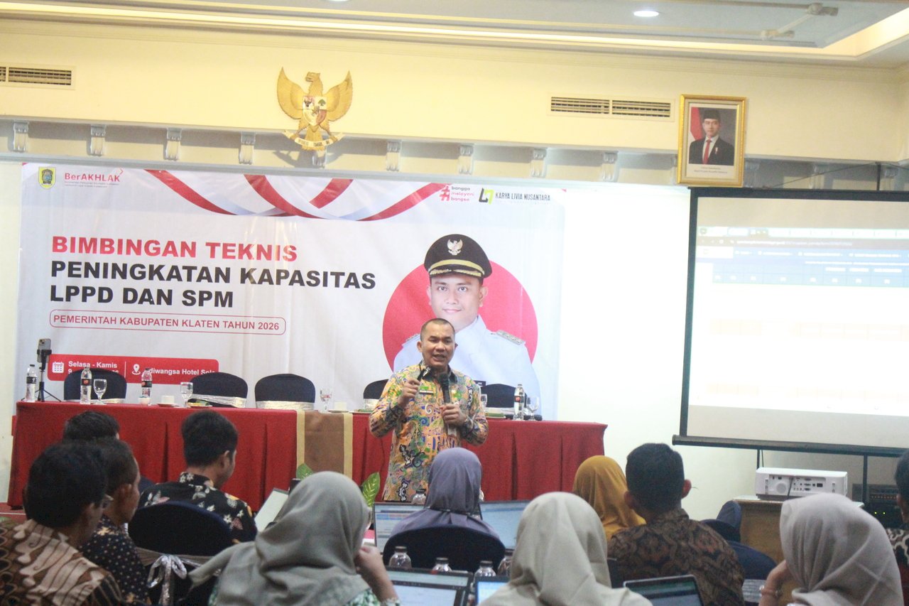 Bimbingan Teknis Peningkatan Kapasitas LPPD dan SPM Kabupaten Klaten tahun 2026