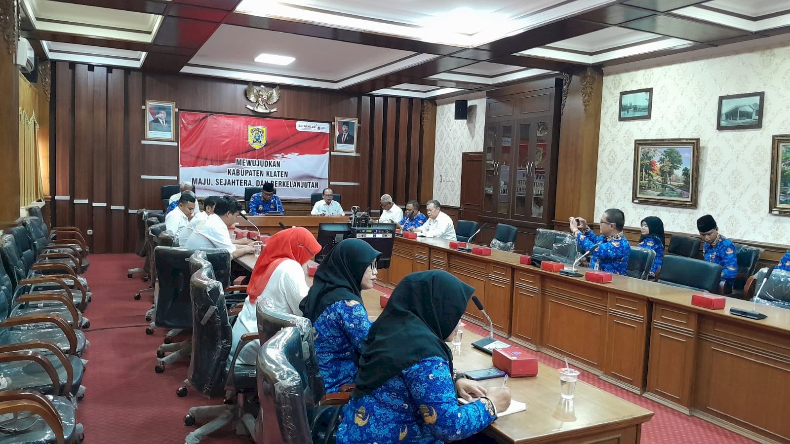 Pembahasan action plan rencana kerja sama antara Pemerintah Kota Dezhou dan Pemerintah Kabupaten Klaten